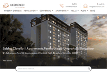 Tablet Screenshot of desirenest.com